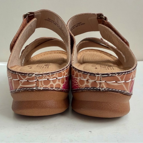 NWOT Spring Step L'Artiste Rayna PillowSoft Floral Slide Wedge Sandal EU 40 US 9 - Picture 8 of 13